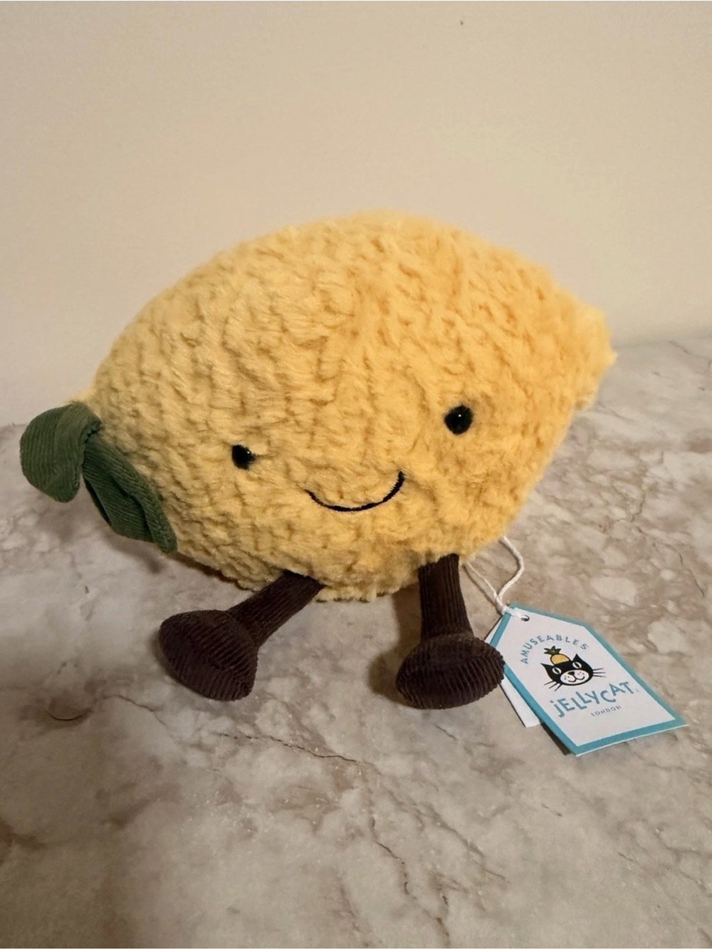 Jellycat amuseables lemon authentic